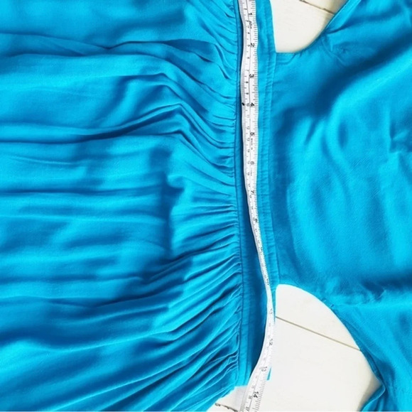 Cotton Candy Sweet‎ Little Ties Strapless Blue Dress Size Medium - Picture 7 of 11